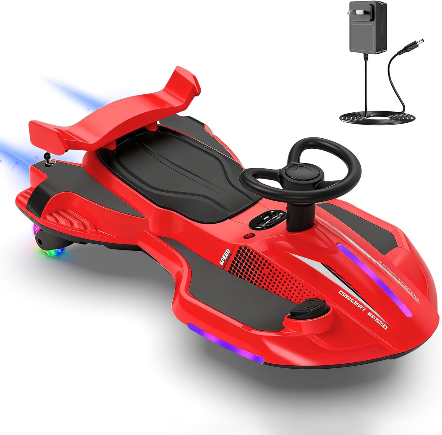 ⏰ LAST DAY 80% OFF  12V Electric Wiggle Car with Pedal for Kids,